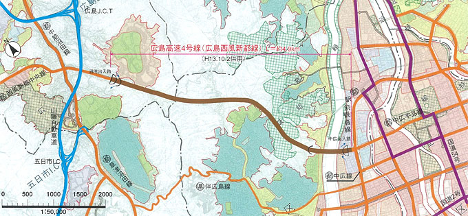 ４号線路線図