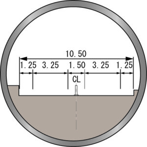 トンネル部の断面図